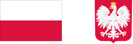 logotypy flaga Polski oraz Godło Polski